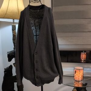 TNA Dark Gray Button-Up Cardigan Sweater
Sz 1
